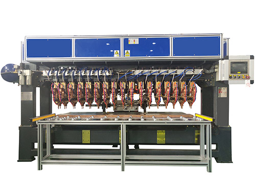 超市货架层板加强筋自动点焊机项目介绍